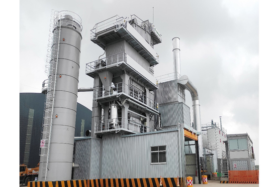 Fully automated assembly line with multiple workstations and robotic cells, showing integrated manufacturing process