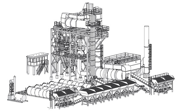 Futuristic industrial facility with smart robots and automated systems, showing vision of advanced manufacturing technology
