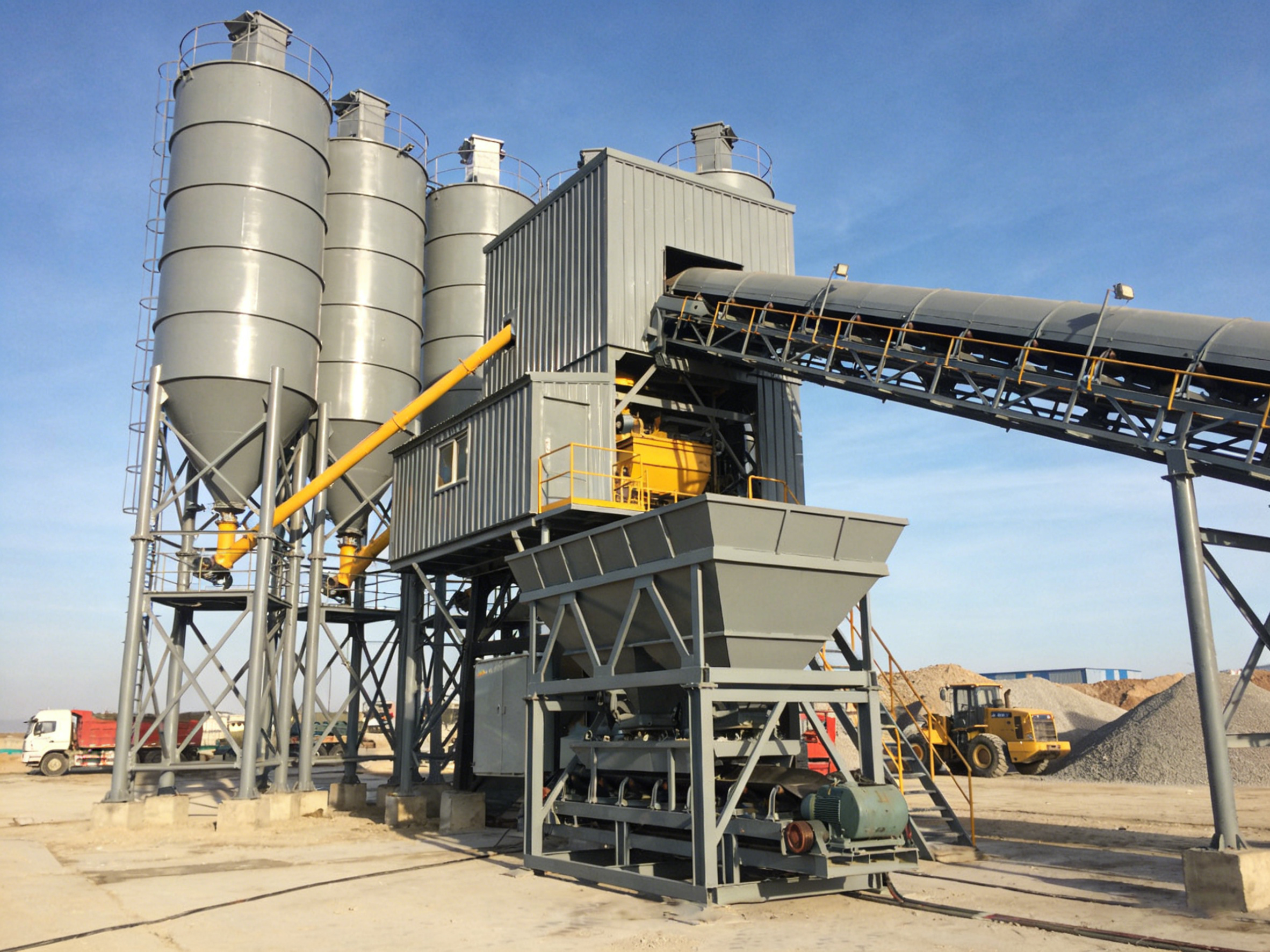 Modern automated conveyor system with sensors and control panels, showing streamlined production line operation